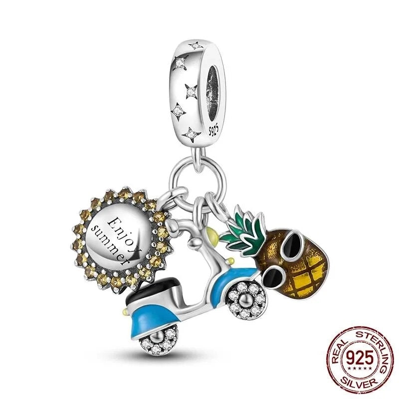 Charms de viajero y de diferentes países. - Charms Factory