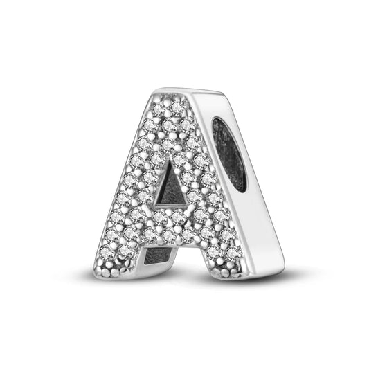 Charms de Letras A - Z - Alfabeto - Charms Factory