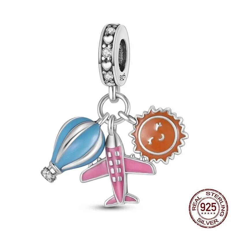 Charms de viajero y de diferentes países. - Charms Factory